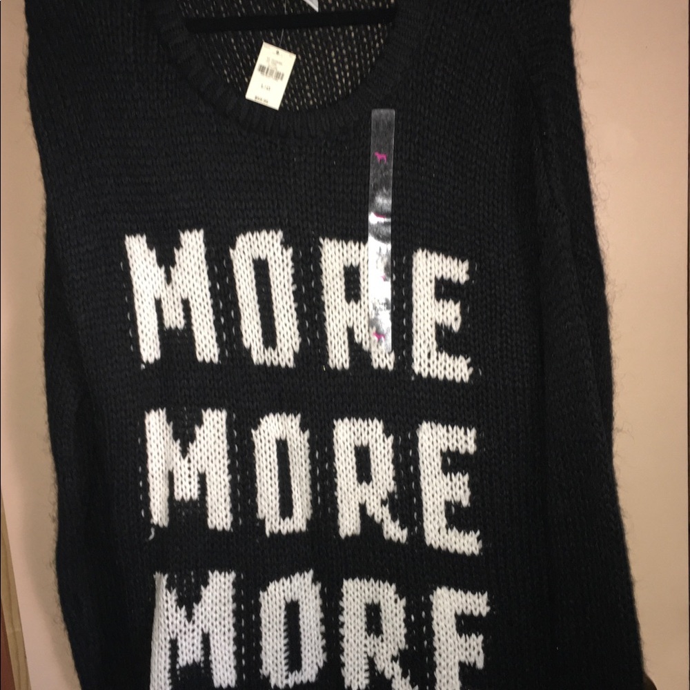 Victoria’s Secret “more more more” sweater
